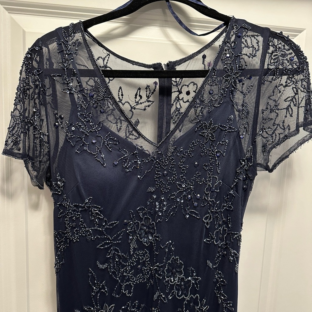 Adrianna Papell beaded gown